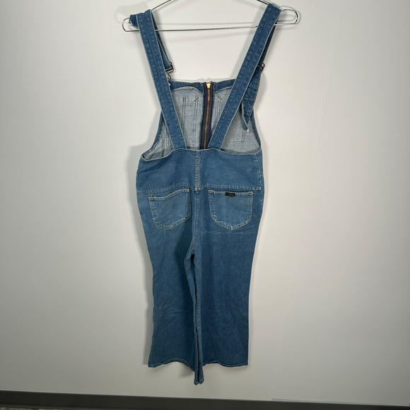 Vintage Canadian Zipper Front Wide Leg Jean Overalls Medium‎ - Picture 3 of 4